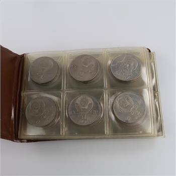 Soviet Union Currency In Book, 40+ Pieces