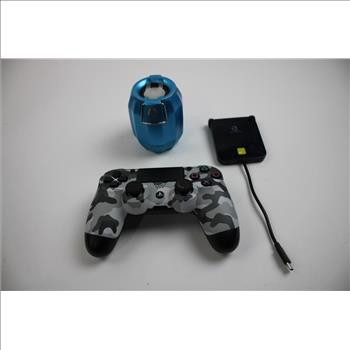 Speakers, Playstaion 4 Camo Controller, Smart Card Reader, 4 Pieces