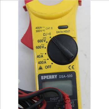 Sperry Instruments Snap-Around Clamp Meter (Model DSA-500)