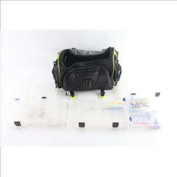 Spiderwire Tackle Bag, With Tackle And Organizers, 20+ Pieces
