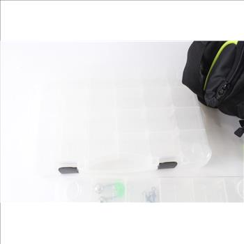 Spiderwire Tackle Bag, With Tackle And Organizers, 20+ Pieces