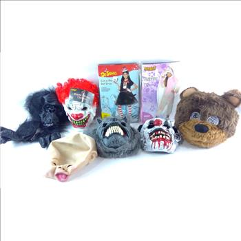 Spirit Freaky Foam Clown Mask And More, 3+ Pieces