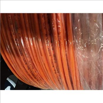Spool Of Orange Electrical Wire
