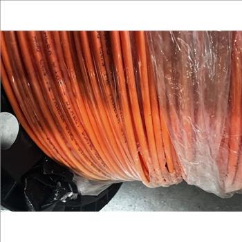 Spool Of Orange Electrical Wire