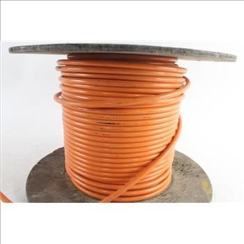 Spool Of Orange Electrical Wiring