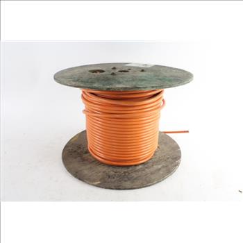 Spool Of Orange Electrical Wiring
