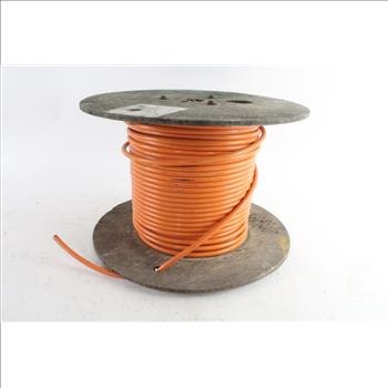Spool Of Orange Electrical Wiring