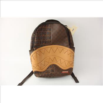 Spray Ground The Journey Begins Limited Edition Backpack, Brown