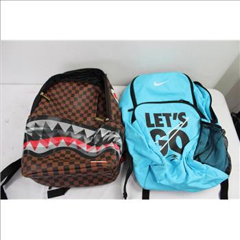 Sprayground, Nike Backpacks, Socks, XL Men's Shirt, And More, 9 Pieces