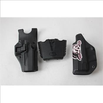 Springfield XDS Magazine Pouch, And Blackhawk Gun Holsters, 6 Pieces