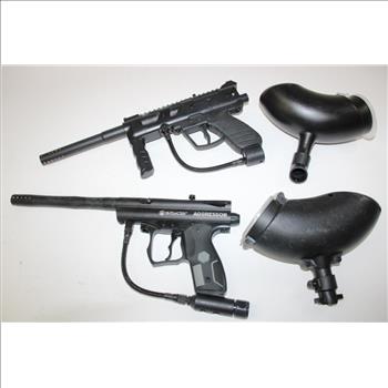 Spyder Aggressor And JT Outkast Paintball Guns