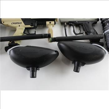 Spyder And Tippman Paintball Markers, 2 Pieces