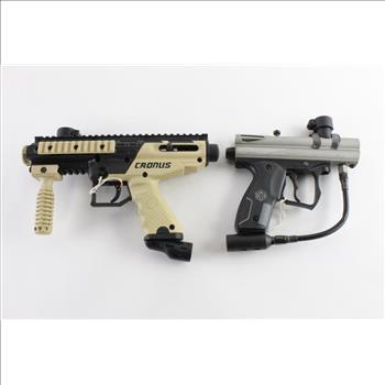 Spyder And Tippman Paintball Markers, 2 Pieces