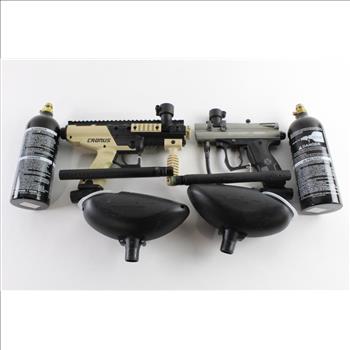 Spyder And Tippman Paintball Markers, 2 Pieces