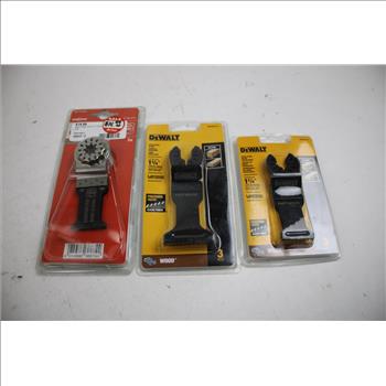 Spyder Jig Saw Blades, Dewalt Oscillating Blade Assortment, And More Blades, 10 Pieces