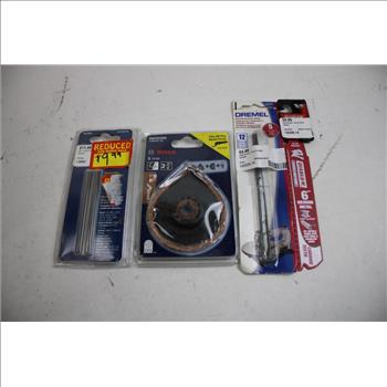 Spyder Jig Saw Blades, Dewalt Oscillating Blade Assortment, And More Blades, 10 Pieces