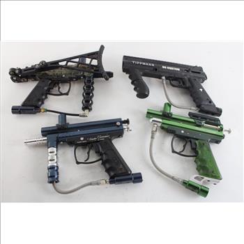 Spyder & Tippman Paintball Guns, 4 Pieces
