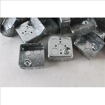 Square Electrical Knock Out Boxes, 10+ Pieces