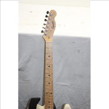 Squier By Fender Telle Electric Guitar, Vox Mini 3 Battery Powered Amp