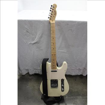 Squier By Fender Telle Electric Guitar, Vox Mini 3 Battery Powered Amp
