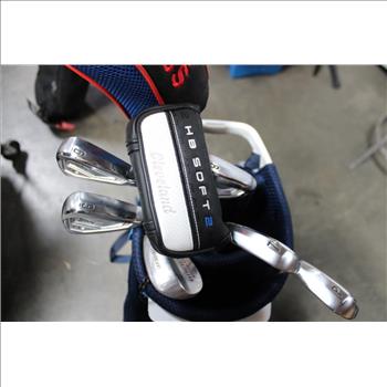 Srixon ZX5 MKII Irons, Raider System-One Wedge, And More In Golf Bag, 8 Pieces