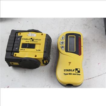Stabila LAX 200 Cross Line Laser With Receiver