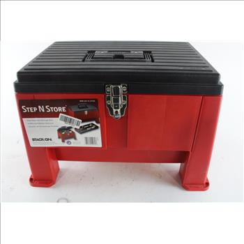 Stack On Storage Box With Hammer