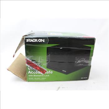 Stack-On Quick Access Safe With Biometric Lock