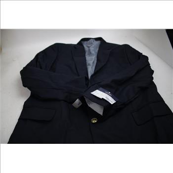 Stafford Travel Classic Fit Blue Men's Suit Jacket Size 44 Reg