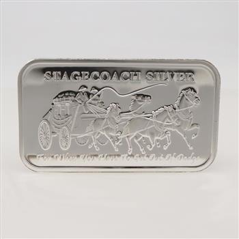 Stagecoach Fine Silver Bar 1 Oz