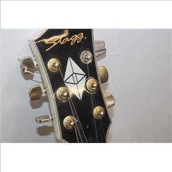 Stagg L400 Ivory/cream Electric Guitar