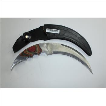 Stainless Pakistan Curved Knife Approx. 12.5
