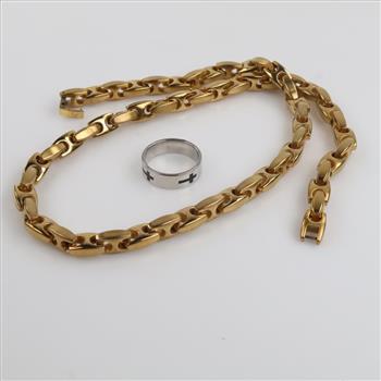 Stainless Steel Fashion Jewelry, 2 Pieces