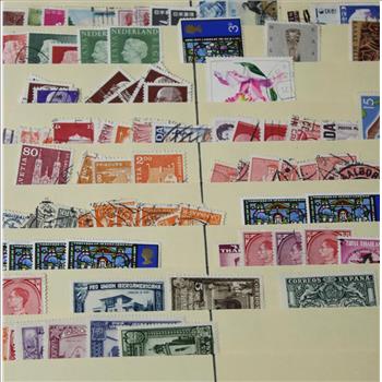 Stamps Of The World Lot With Vintage Collector's Album