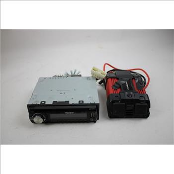 Stanley 500W, Cen-Tech 400W, 80W Power Inverters, Pioneer Car Radio, 4 Pieces