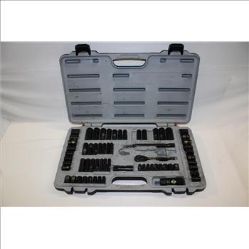 Stanley 92-824 Black Chrome And Laser Etched 69-Piece Socket Set