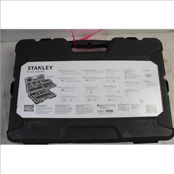 Stanley Black Chrome 201 Pcs Ratcheted Wrench Set