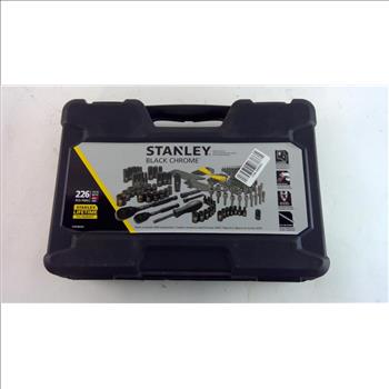 Stanley Black Chrome 226 Piece Mechanic's Tool Set
