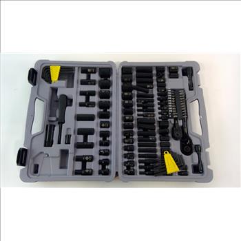 Stanley Black Chrome Socket Set