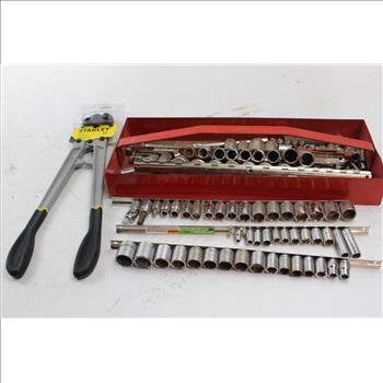 Stanley Bolt Cutter, Master Grip Sockets And More