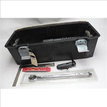 Stanley Bostitch Tool Box,  And More Bulk Lot 10+pieces