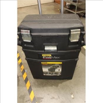 Stanley Fat Max Rolling Tool Box W/ Tools 20+ Pieces