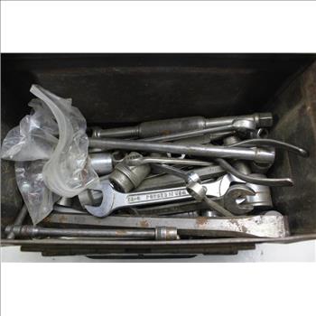 Stanley Hatchet, Ultra Tough Tool Kit, Ammo Box With Misc Tools; 10+ Items