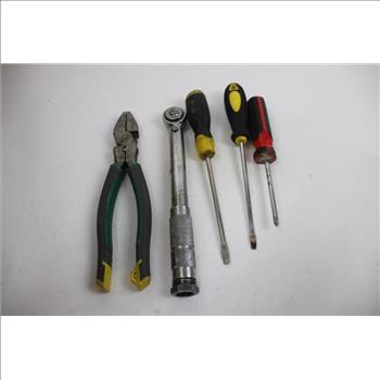 Stanley, Master Mechanic Flathead Screwdrivers, Pliers, And More