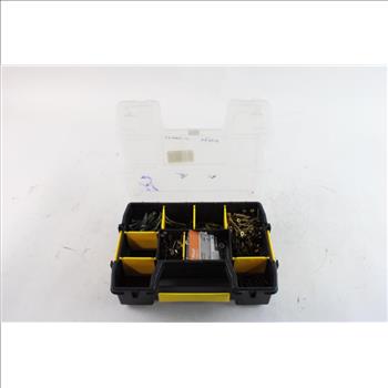 Stanley Organizer With Screws & Fasteners, 20+ Pieces