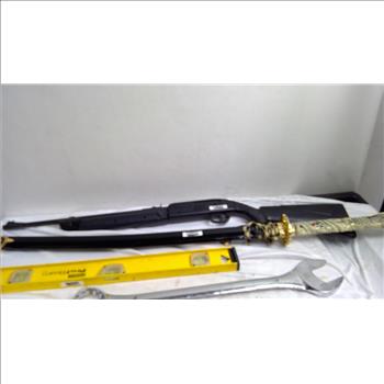 Stanley Pro I-Beam Level, Samurai Sword, Crosman Air Rifle, 2