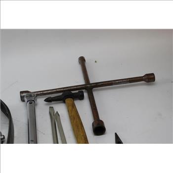 Stanley Pry Bar, Craftsman Torque Handle And More Various Tools, 10+ Pieces