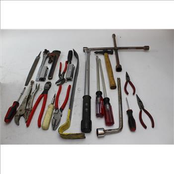 Stanley Pry Bar, Craftsman Torque Handle And More Various Tools, 10+ Pieces