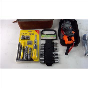 Stanley Screwdriver Set, Sockets & More Tools, 10+ Pieces