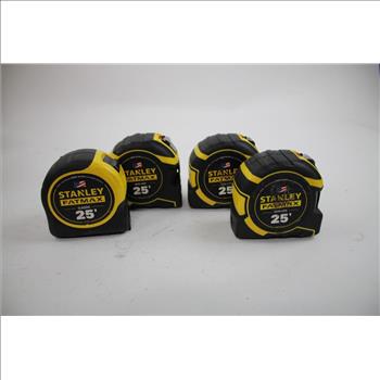 Stanley Tape Measure Tool Lot, 4 Pieces